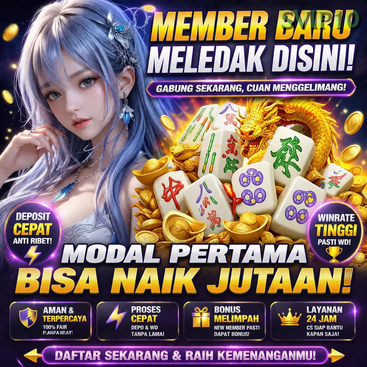 Main svip10w Menang Jackpot Besar