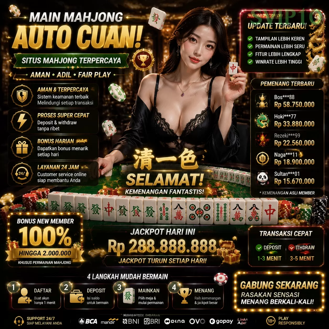 BONUS GARANSI KEKALAHAN SALDO KEMBALI 100_ promotion image